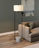 Howland 63" Tall Floor Lamp with Linen Shade