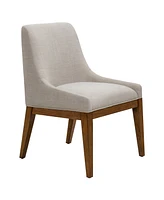 Ink+Ivy 23.25" 2-Pc. Frank Wide Fabric Upholstered Dining Chair