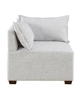 Ink+Ivy 34" Molly Wide Fabric Modular Corner Chair
