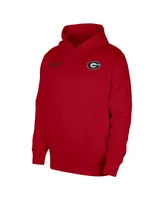 Men's Nike Red Georgia Bulldogs Club Pullover Hoodie