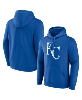 Men's Fanatics Royal Kansas City Royals Official Logo Pullover Hoodie