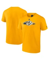 Men's Fanatics Gold Nashville Predators Authentic Pro Secondary Replen T-shirt