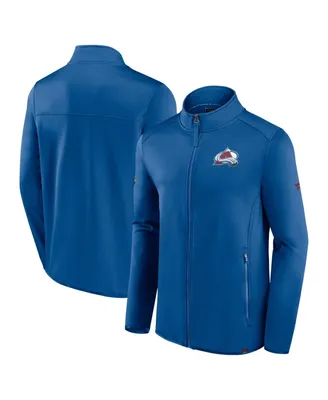 Men's Fanatics Blue Colorado Avalanche Authentic Pro Full-Zip Jacket