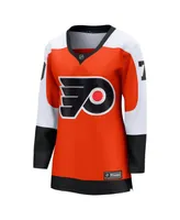 Women's Fanatics Carter Hart Burnt Orange Philadelphia Flyers Home Premier Breakaway Player Jersey