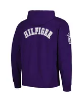 Men's Tommy Hilfiger Purple Baltimore Ravens Morgan Long Sleeve Hoodie T-shirt