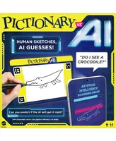 Mattel Games Pictionary Vs Ai Family Game For Kids Adults Using Artificial Intelligence - Multi