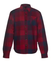 Univibe Big Boys Holdfast Sherpa Lined Flannel Shirt Jacket