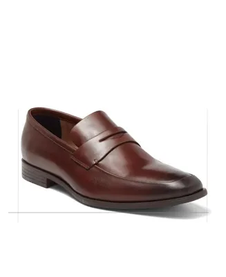 Rush Gordon Men's Men s Bradley Dress Leather Slip-On Penny Loafer