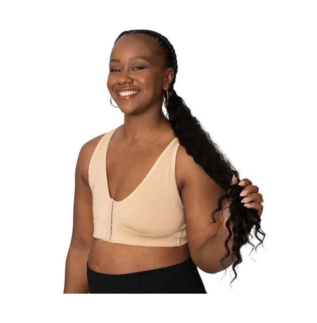 AnaOno Pocketed Front Closure Post Surgery Bra, Sand, Size S, from Soma