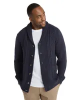 Johnny Bigg Mens Harrington Cable Cardigan