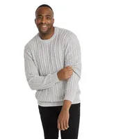 Johnny Bigg Mens Rudy Cable Sweater Big & Tall