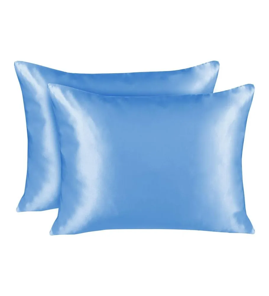 Luxury Satin Pillowcase with Zipper, (Silky Pillow Case for Hair and Skin)