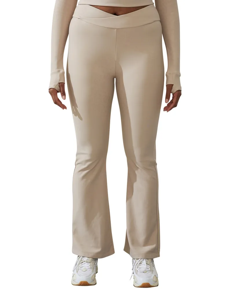 Cotton On Women's Fleece Lined Full Length Flare Pant