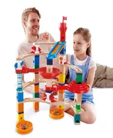 Hape Super Spiral Quadrilla Marble Run Construction