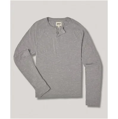 Organic Cotton The Mix Long Sleeve Henley Tee