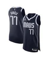 Men's Jordan Luka Doncic Navy Dallas Mavericks Authentic Player Jersey - Statement Edition