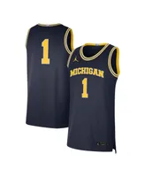 Jordan Men's #1 Michigan Wolverines Limited Authentic Jersey