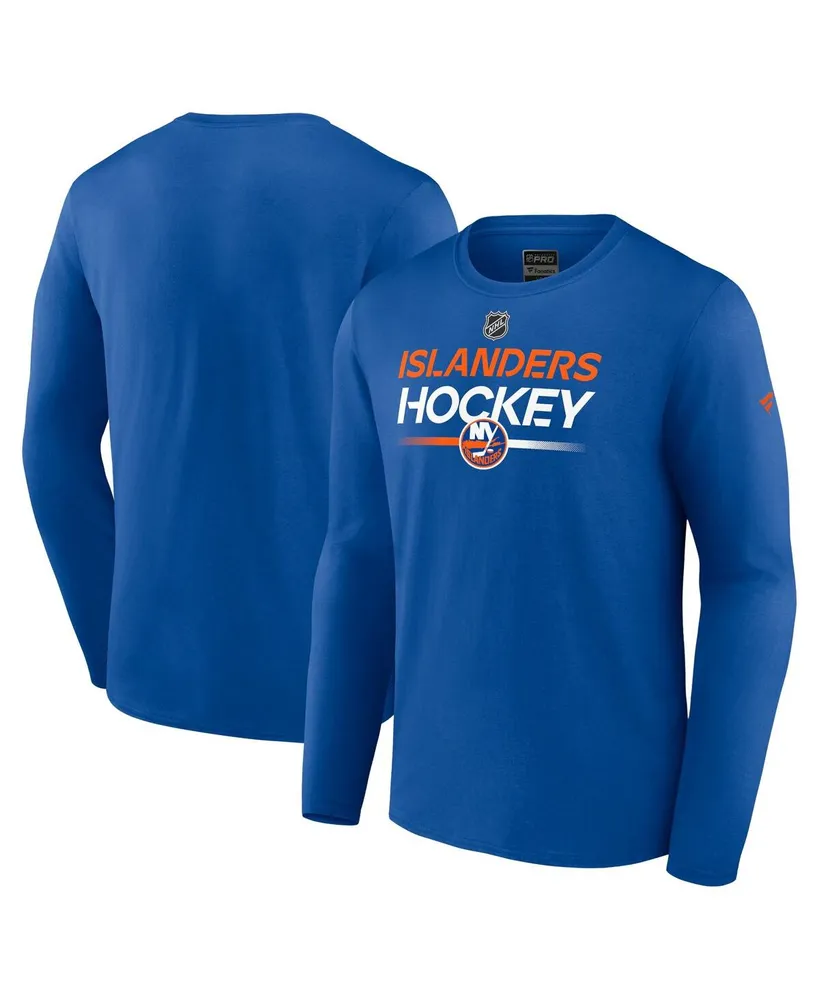 Men's Fanatics Royal New York Islanders Authentic Pro Primary Replen Long Sleeve T-shirt