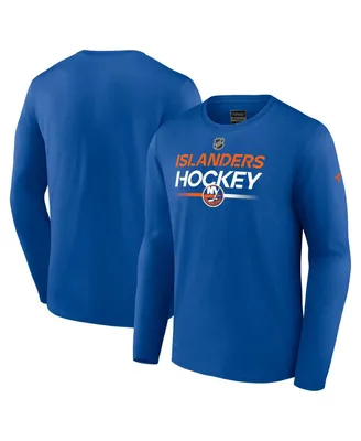 Men's Fanatics Royal New York Islanders Authentic Pro Primary Replen Long Sleeve T-shirt