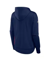 Women's Fanatics Navy Washington Capitals Authentic Pro Scuba Full-Zip Hoodie