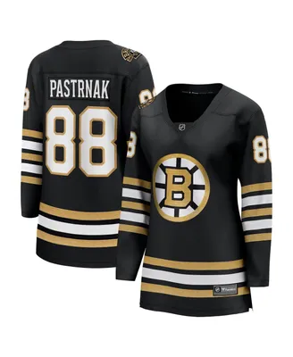 Women's Fanatics David Pastrnak Black Boston Bruins 100th Anniversary Premier Breakaway Player Jersey