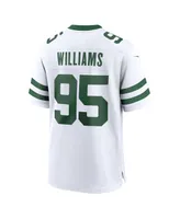 Men's Nike Quinnen Williams White New York Jets Legacy Player Game Jersey