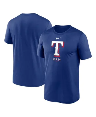 Men's Nike Royal Texas Rangers Team Arched Lockup Legend Performance T-shirt