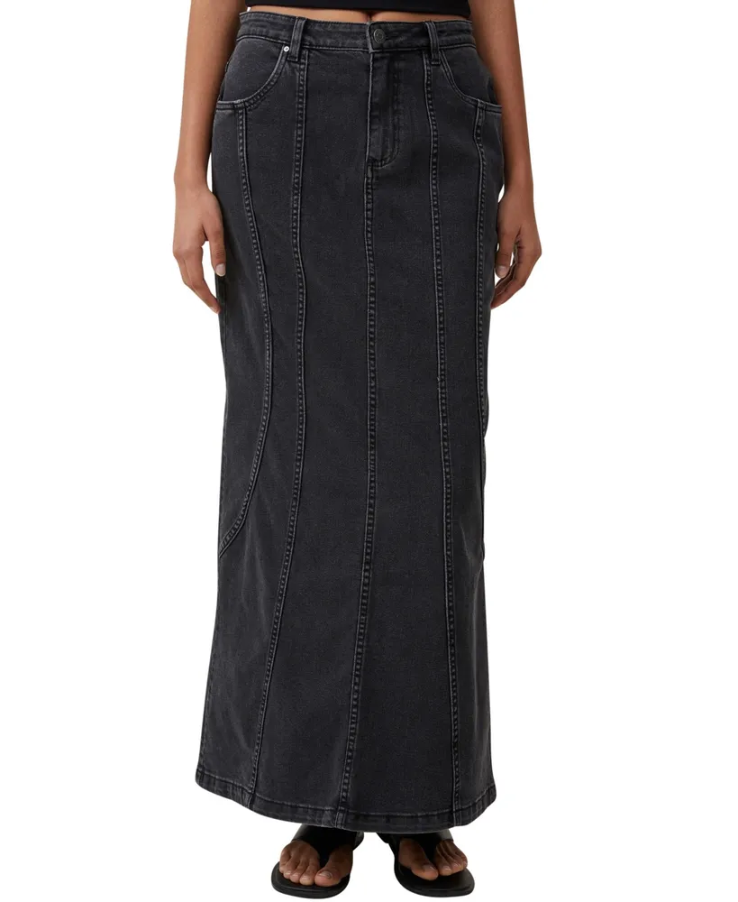 Maxi Denim Skirt by Cotton On