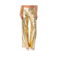 Women's Rochelle low rise metallic jeans