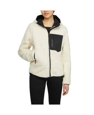 Pajar Women's Blakely Boyfriend Fit Sherpa Jacket with Fixed Hood