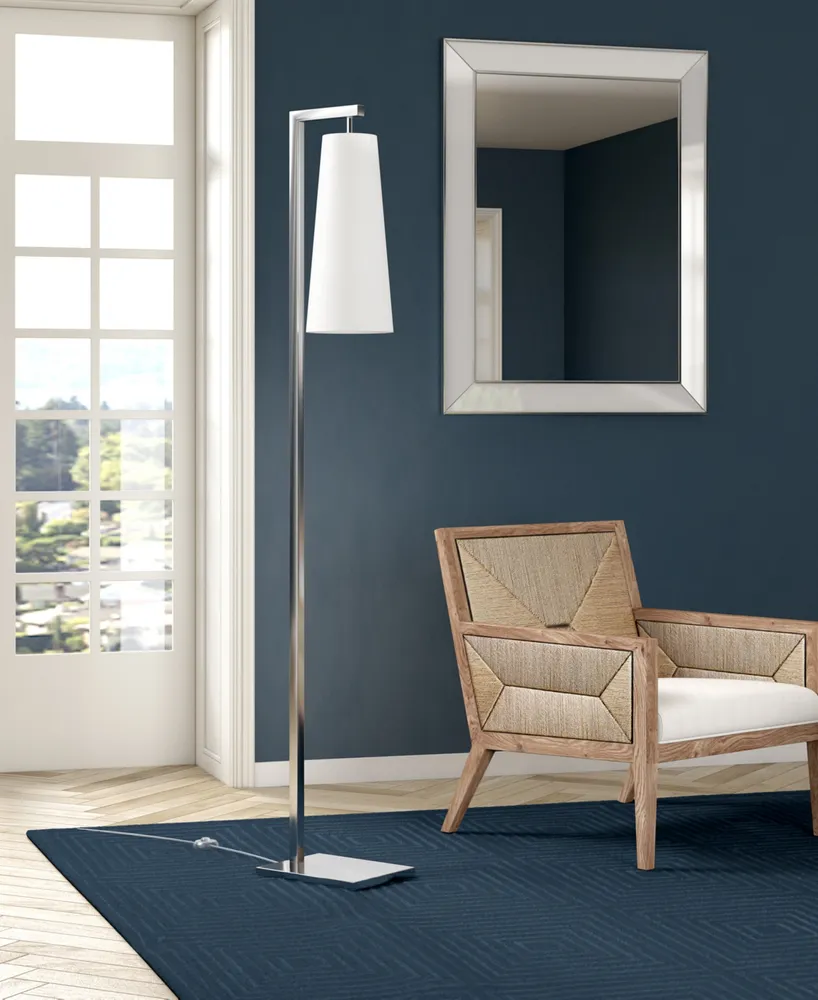 Moser 71" Tall Floor Lamp with Linen Shade