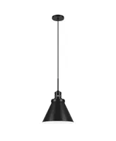 Zeno 12" Wide Pendant with Metal Shade