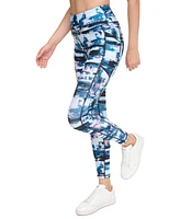 Dkny Sport Women's Printed Standout High-Waist 7/8 Leggings