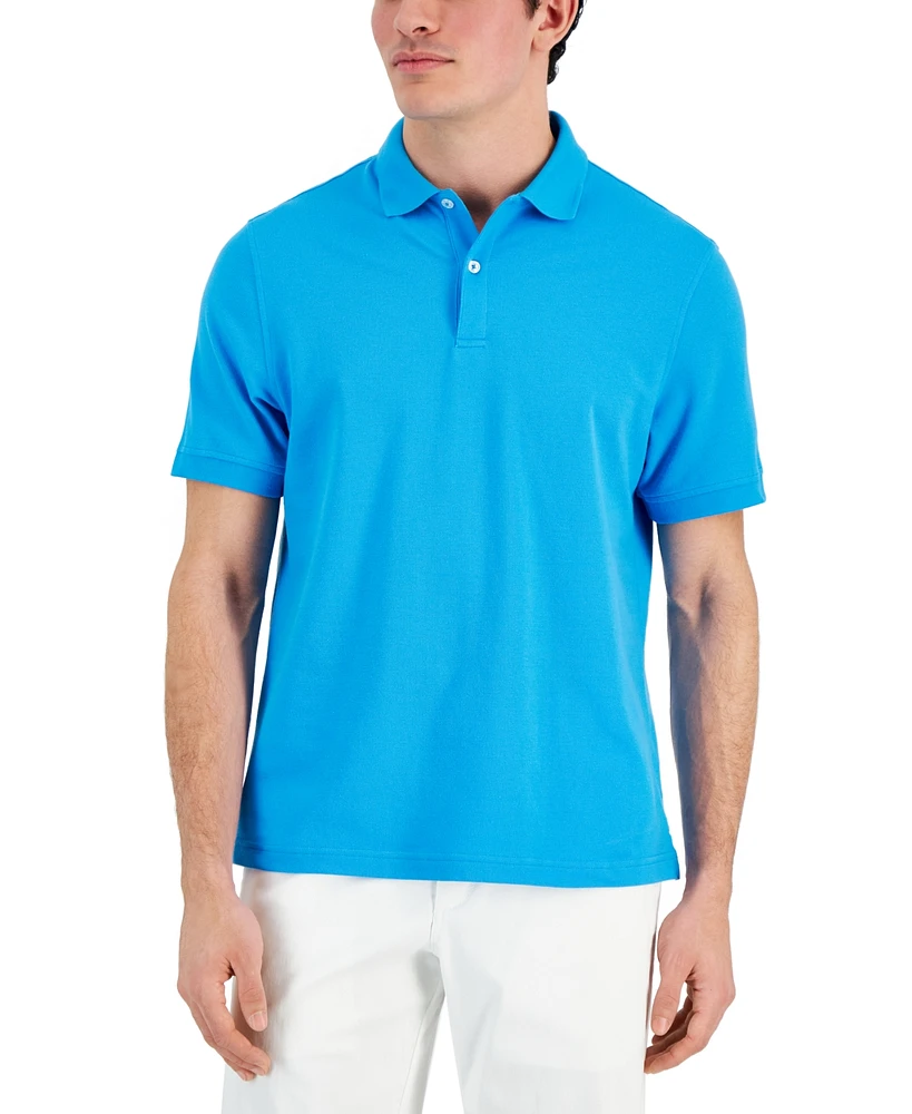Club Room Men's Classic Fit Performance Stretch Polo, Created for Macy's