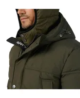 Pajar Men's Teller Channel Quilted Parka with Fixed Hood