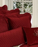 J Queen New York Marissa Square Quilted Decorative Pillow, 18"