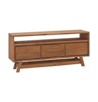 Tv Stand 43.3"x11.8"x19.7" Solid Wood Teak