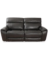 Closeout! Hutchenson 83" 2 Pc. Zero Gravity Leather Sofa with Power Recliners, Created for Macy's