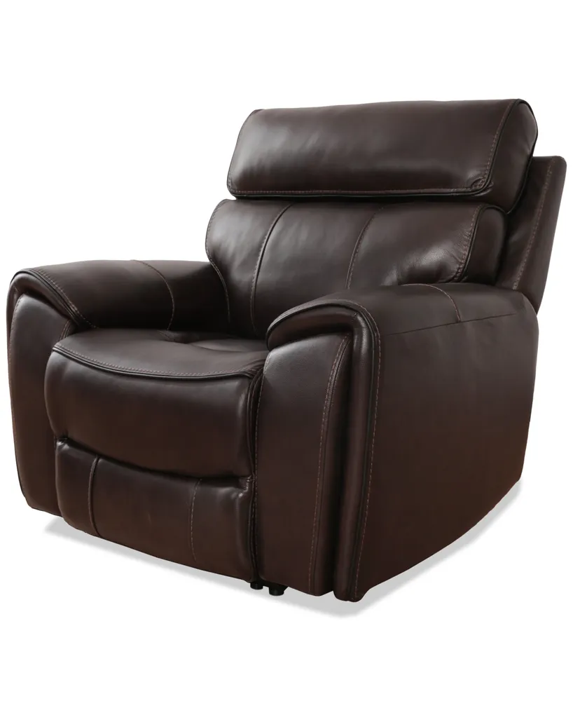 Hutchenson 43" Zero Gravity Leather Recliner, Created for Macy's