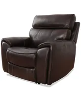 Hutchenson 43" Zero Gravity Leather Recliner, Created for Macy's