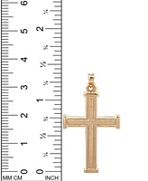 Cross Pendant in 14k Yellow Gold