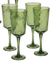 Certified International Green Diamond Acrylic 8-Pc. All