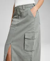 And Now This Women's Cargo Maxi Skirt, Created for Macy's