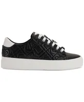 Karl Lagerfeld Paris Cate Box Lace-Up Low-Top Sneakers