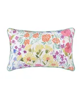 J by J Queen Jules Quilted Boudoir Decorative Pillow, 12" x 20"