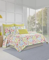 J by J Queen Jules Wildflower -Pc Quilt Set