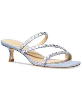 Michael Kors Women's Celia Embellished Kitten-Heel Slide Sandals
