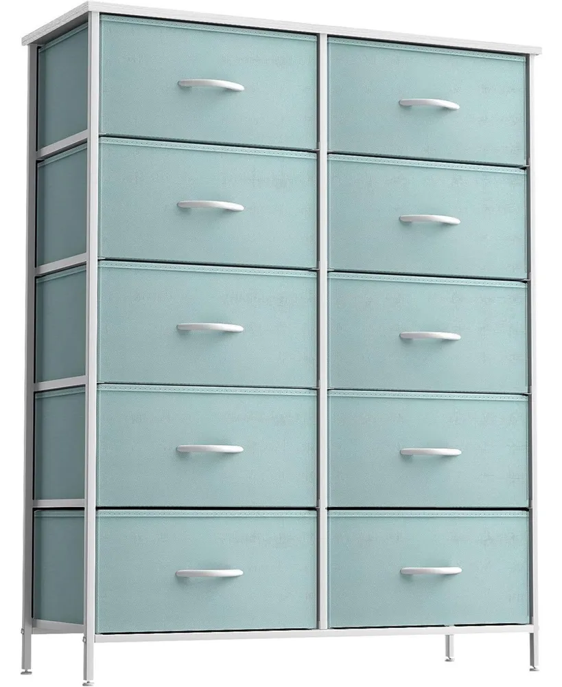 Sorbus 10 Drawers Storage Dresser