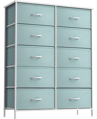 Sorbus 10 Drawers Storage Dresser