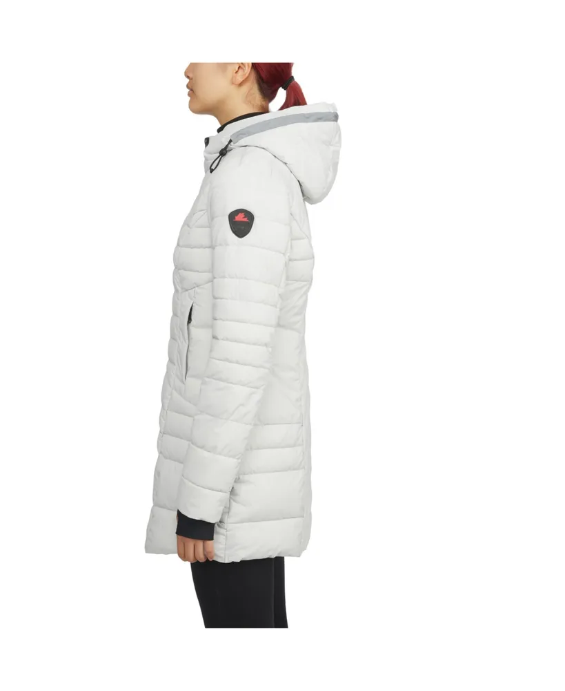 Pajar Women's Cort Fixed Hood Puffer Jacket with Reflective Trim